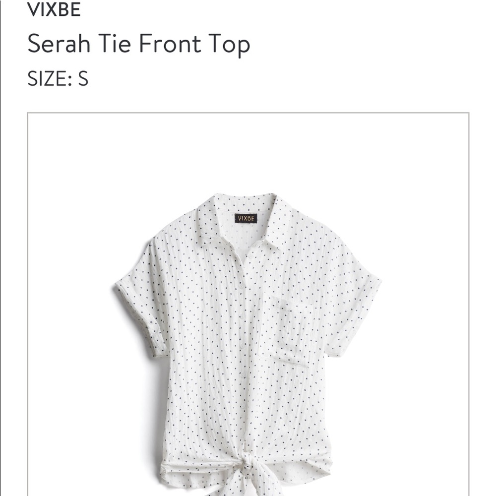 Stitch Fix - Serah Tie Front